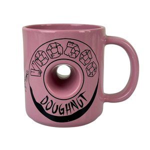 Voodoo Doughnuts Pink Magic In the Hole Novelty Restaurant Coffee Mug USA Gift